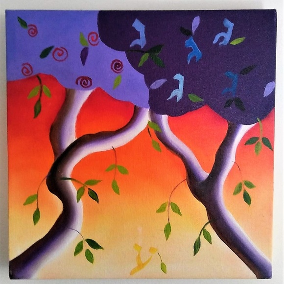 Modern Tree of Life Painting - Picture 1 of 2